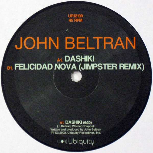 John Beltran - Dashiki | Ubiquity (UR12109) - 2