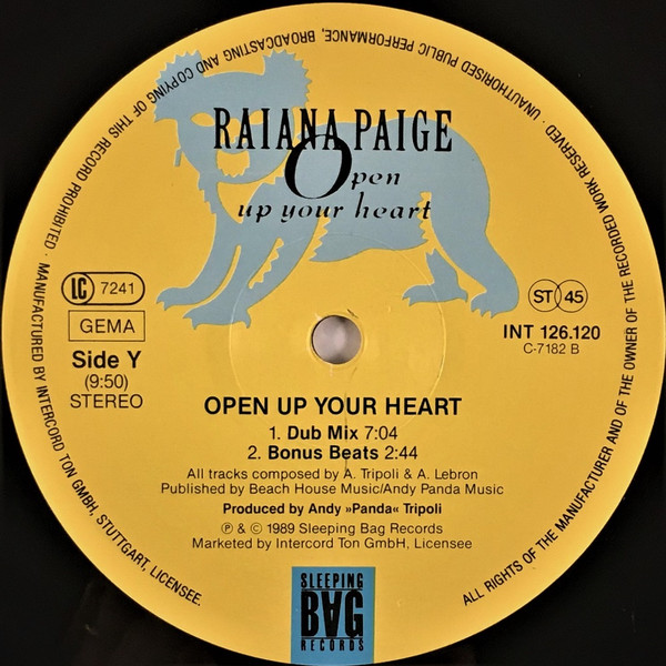Raiana Paige - Open Up Your Heart | Sleeping Bag Records (INT 126.120) - 4 Raiana Paige - Open Up Your Heart | Sleeping Bag Records (INT 126.120) - 4