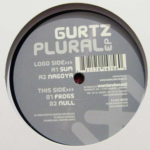 Gurtz - Plural EP | Einmaleins Musik (EINMALEINS 022) - main Gurtz - Plural EP | Einmaleins Musik (EINMALEINS 022) - main