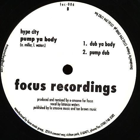 Hype City - Pump Ya Body | Focus Recordings (foc-006)