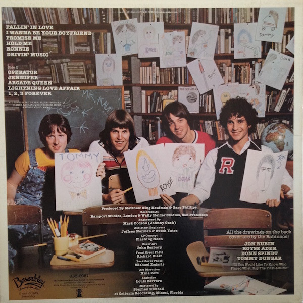 The Rubinoos - Back To The Drawing Board | Beserkley (JBZ-0061) - 2