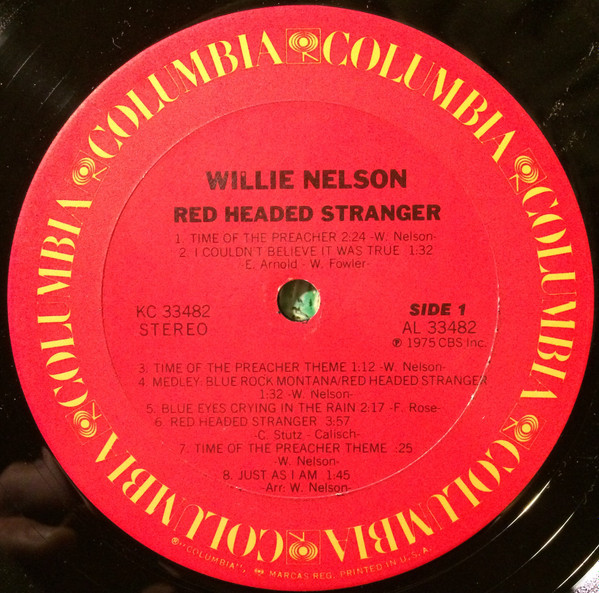 Willie Nelson - Red Headed Stranger | Columbia (KC 33482) - 3 Willie Nelson - Red Headed Stranger | Columbia (KC 33482) - 3