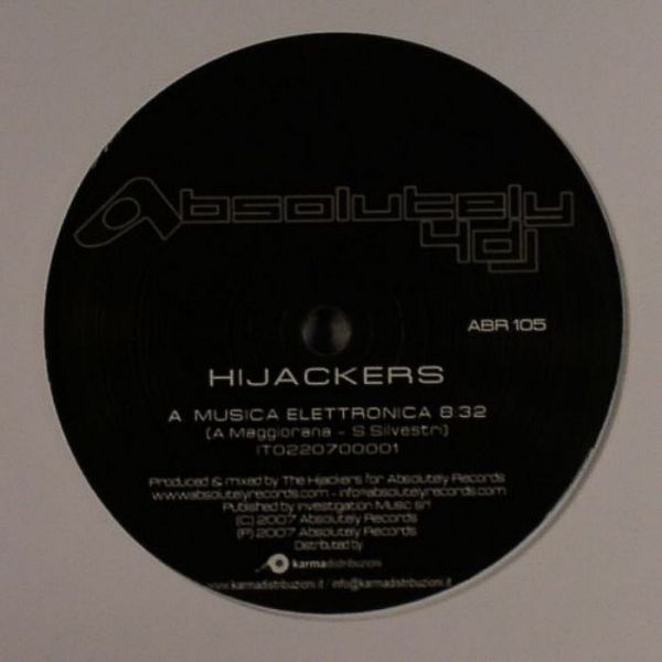 Hijackers - Musica Elettronica | Absolutely Records (ABR 105) - main Hijackers - Musica Elettronica | Absolutely Records (ABR 105) - main