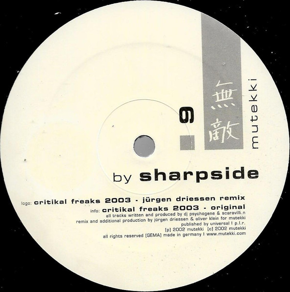 Sharpside - Critikal Freaks 2003 | Mutekki (9) - 3 Sharpside - Critikal Freaks 2003 | Mutekki (9) - 3