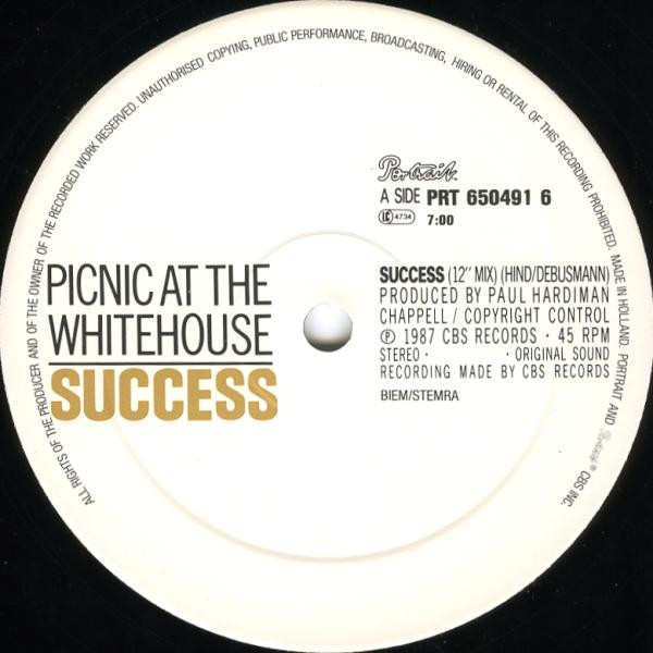 Picnic At The Whitehouse - Success | Portrait (PRT 650491 6) - 3 Picnic At The Whitehouse - Success | Portrait (PRT 650491 6) - 3