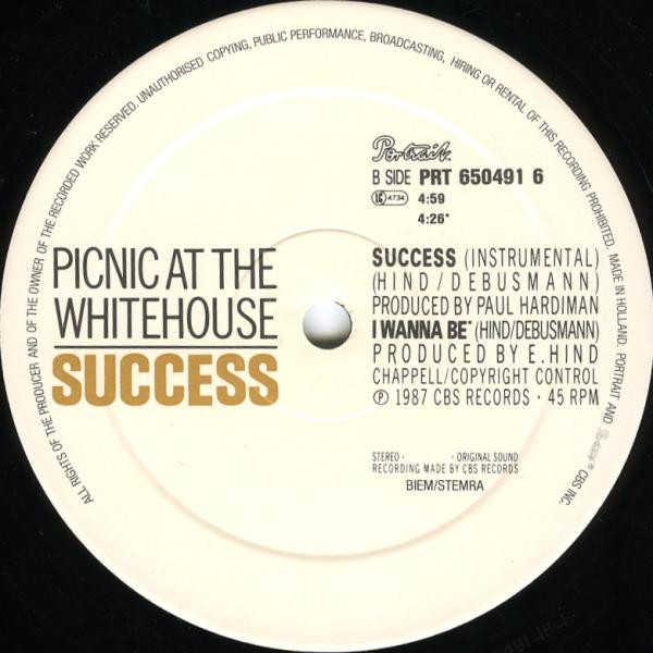 Picnic At The Whitehouse - Success | Portrait (PRT 650491 6) - 5 Picnic At The Whitehouse - Success | Portrait (PRT 650491 6) - 5