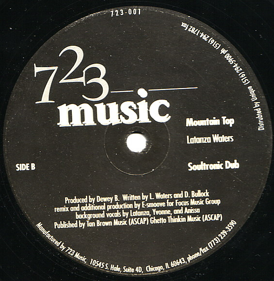 99th Affair  &  Latanza Waters - Mountain Top | 723 Music (723-001) - 3