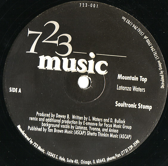 99th Affair  &  Latanza Waters - Mountain Top | 723 Music (723-001) - 2