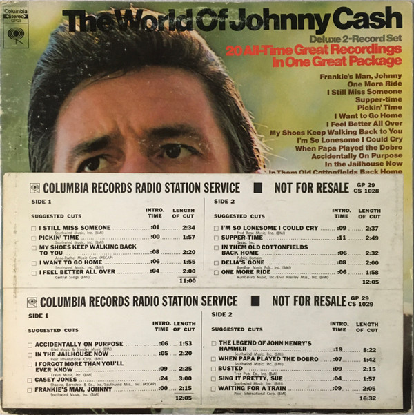 Johnny Cash - The World Of Johnny Cash | Columbia (GP 29)
