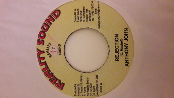 Anthony John - Rejection | Reality Sound (DSR 2860) - main