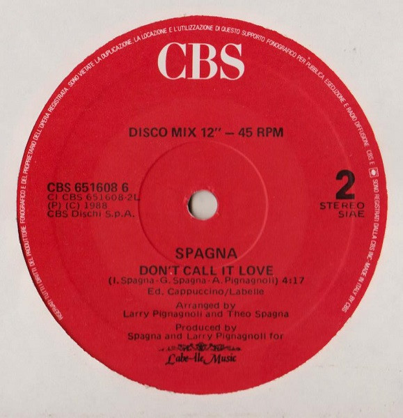 Spagna - Every Girl And Boy | CBS (651608 6) - 4
