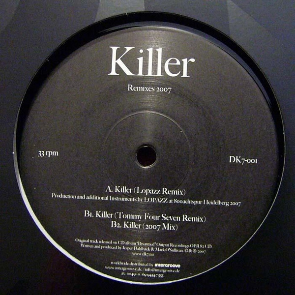 DK7 - Killer - Remixes 2007 | DK7 (DK 7-001) - 2