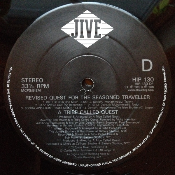 A Tribe Called Quest - Revised Quest For The Seasoned Traveller | Jive (HIP 130) - 6