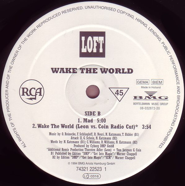 Loft - Wake The World | RCA (74321 22523 1) - 4