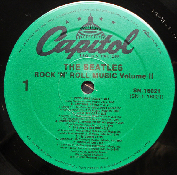 Rock 'N' Roll Music, Volume 2