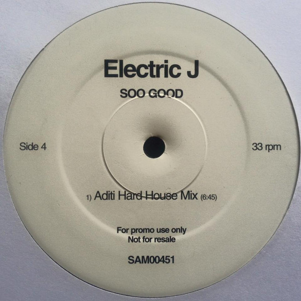 Electric J - Soo Good | WEA (SAM00451) - 4