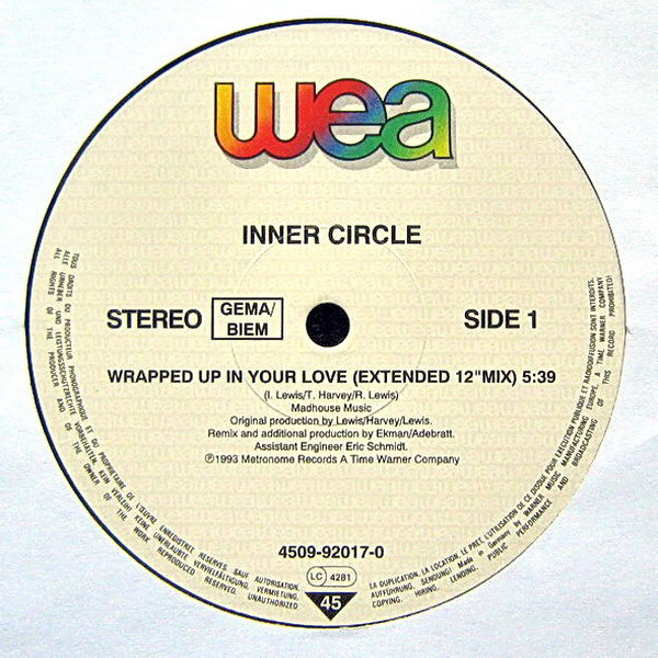 Inner Circle - Wrapped Up In Your Love | WEA (4509-92017-0) - 3