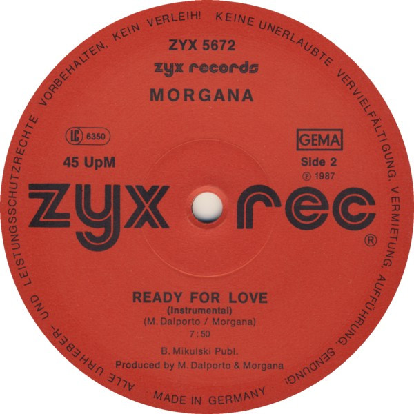 Morgana - Ready For Love | ZYX Records (ZYX 5672) - 4 Morgana - Ready For Love | ZYX Records (ZYX 5672) - 4