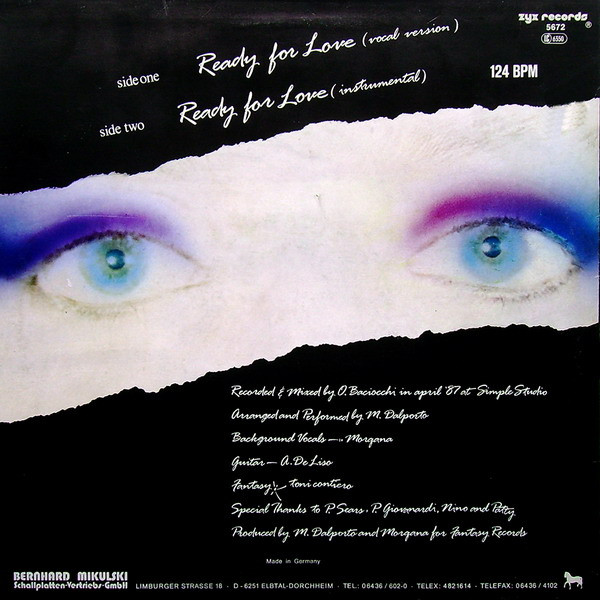 Morgana - Ready For Love | ZYX Records (ZYX 5672) - 2 Morgana - Ready For Love | ZYX Records (ZYX 5672) - 2