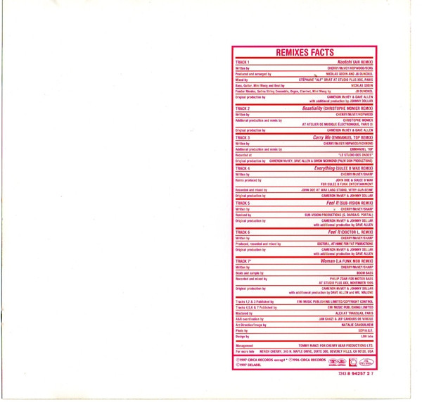 Neneh Cherry - Remixes | Delabel (7243 8 94257 2 7) - 6