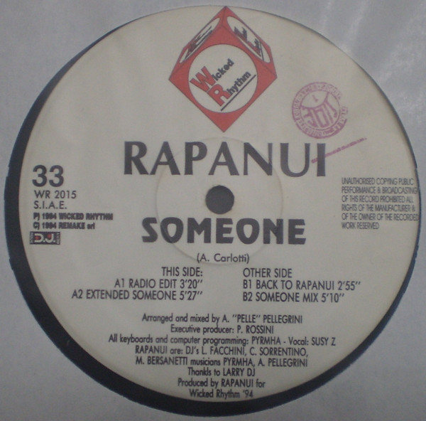 Rapanui - Someone | Wicked Rhythm (WR 2015)