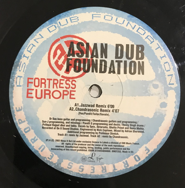 Asian Dub Foundation - Fortress Europe | Labels (7243 5 46946 6 0) - 3 Asian Dub Foundation - Fortress Europe | Labels (7243 5 46946 6 0) - 3