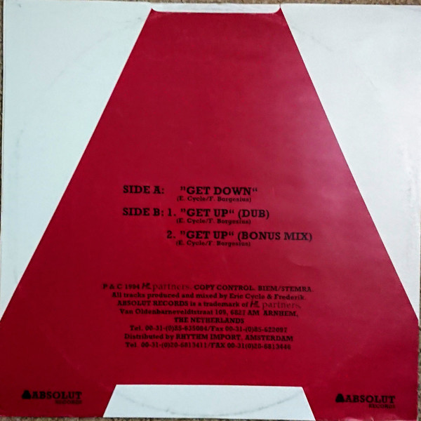 Frederik Presents The Hug Club - Get Down | Absolut Records (ABS001) - 2
