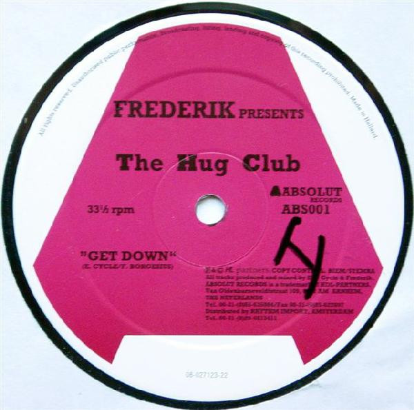 Frederik Presents The Hug Club - Get Down | Absolut Records (ABS001) - 3