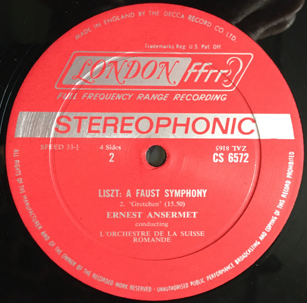 A Faust Symphony / Mephisto Waltz / Nocturnal Procession