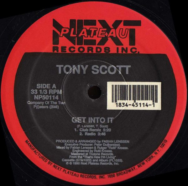 Tony Scott - Get Into It | Next Plateau Records Inc. (NP50114) - main