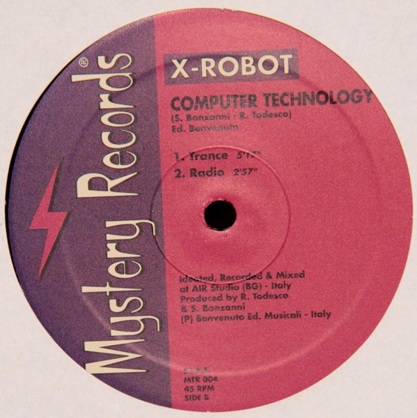 X-Robot - Computer Technology | Mystery Records (MTR 004) - main X-Robot - Computer Technology | Mystery Records (MTR 004) - main