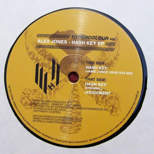 Alex Jones - Hash Key EP | Hypercolour (HYPE002) - 2 Alex Jones - Hash Key EP | Hypercolour (HYPE002) - 2