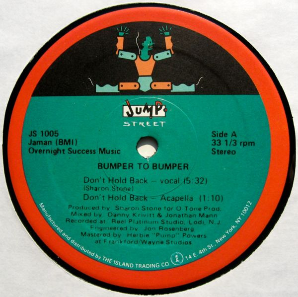 Bumper To Bumper - Don't Hold Back | Jump Street Records (JS 1005)