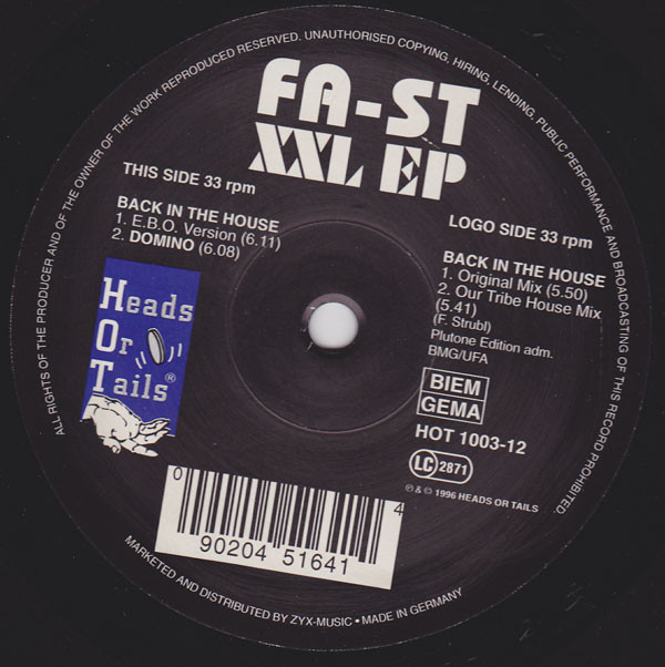 FA-ST - XXL EP | Heads Or Tails (HOT 1003-12)