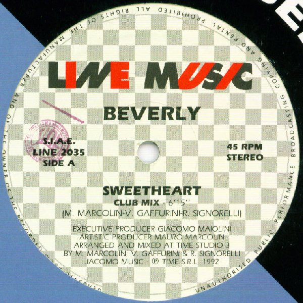 Beverly - Sweetheart | Line Music (LINE 2035)