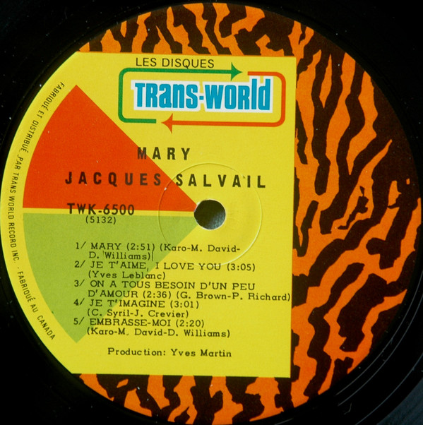 Jacques Salvail - Mary | Trans-World (TWK-6500) - 4 Jacques Salvail - Mary | Trans-World (TWK-6500) - 4
