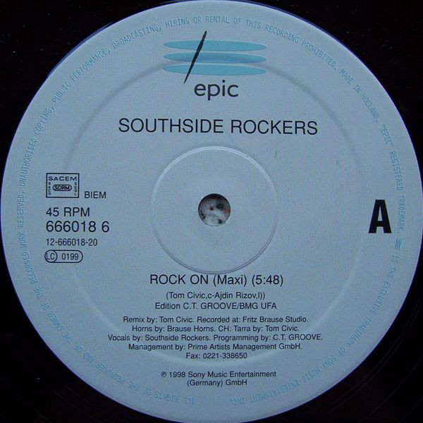 Southside Rockers - Rock On | Epic (666018 6) - main Southside Rockers - Rock On | Epic (666018 6) - main