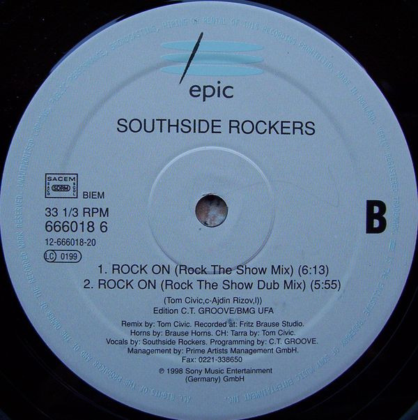 Southside Rockers - Rock On | Epic (666018 6) - 2 Southside Rockers - Rock On | Epic (666018 6) - 2