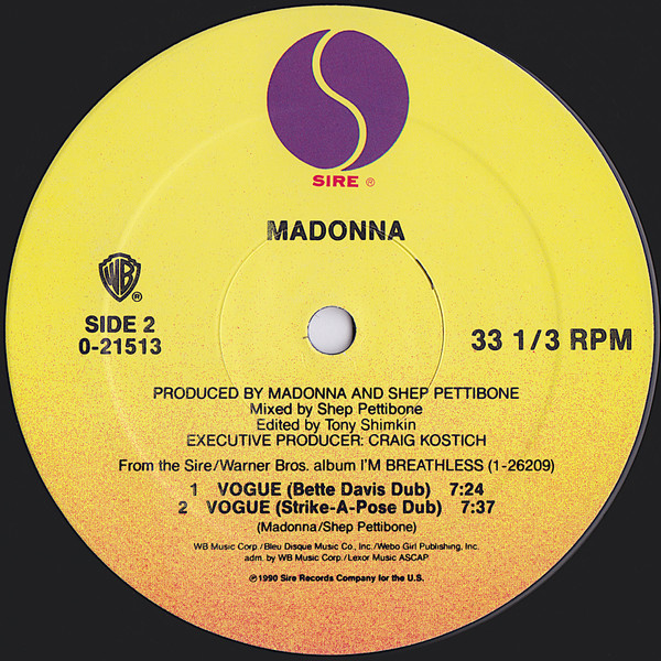 Madonna - Vogue | Sire (9 21513-0) - 4