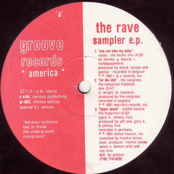 The Rave Sampler E.P. - Underground Hits Volume 1