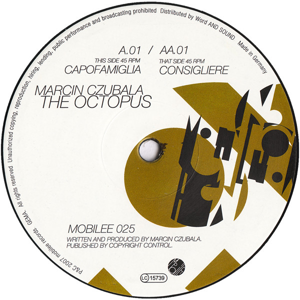 Marcin Czubala - The Octopus | Mobilee (MOBILEE 025) - main