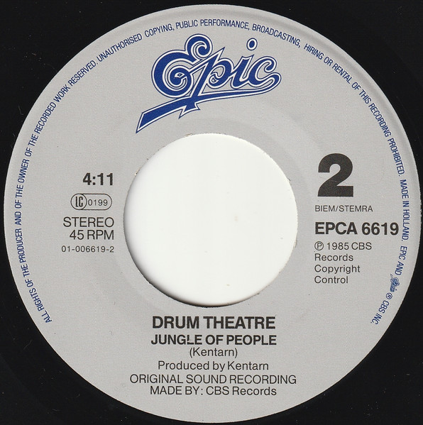 Drum Theatre - Eldorado | Epic (EPCA 6619) - 4