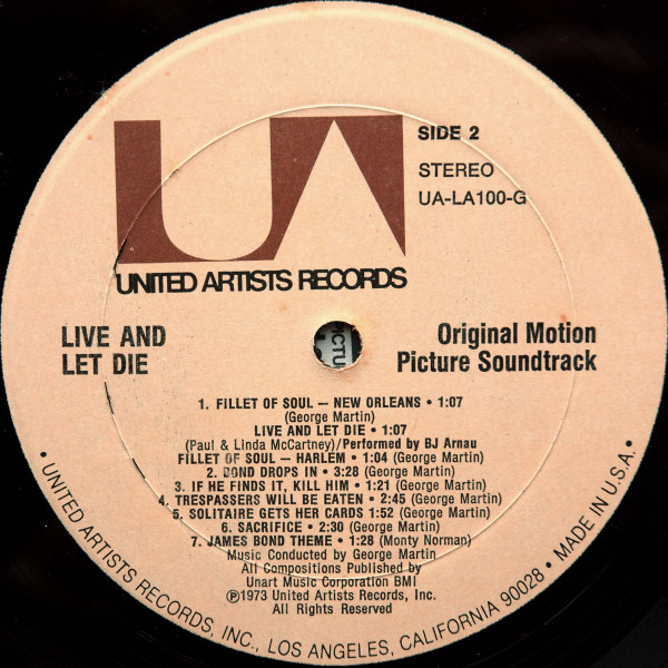 Live And Let Die (Original Motion Picture Soundtrack)