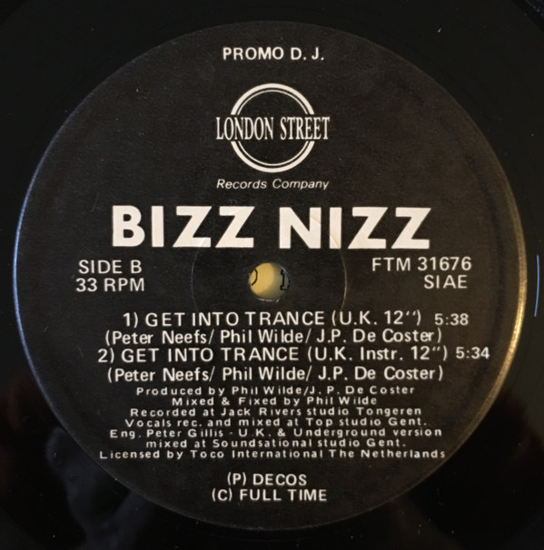 Bizz Nizz - Get Into Trance | London Street (FTM 31676) - 3 Bizz Nizz - Get Into Trance | London Street (FTM 31676) - 3