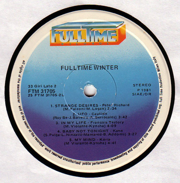 Various - Full Time Winter | Full Time Records (FTM 31705) - 4