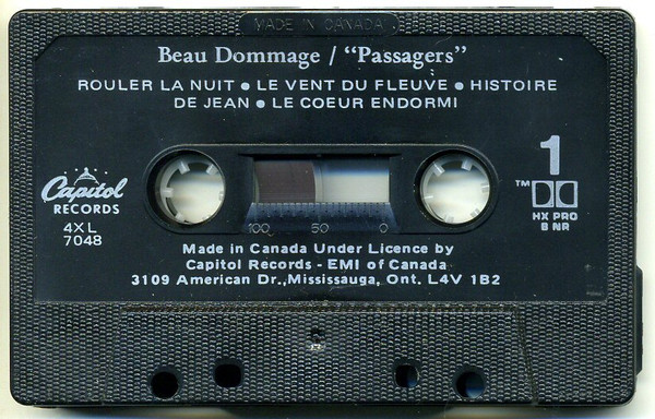 Beau Dommage - Passagers | Capitol Records (4XL 7048) - 2 Beau Dommage - Passagers | Capitol Records (4XL 7048) - 2