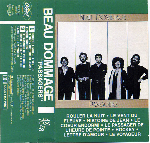Beau Dommage - Passagers | Capitol Records (4XL 7048) - main Beau Dommage - Passagers | Capitol Records (4XL 7048) - main