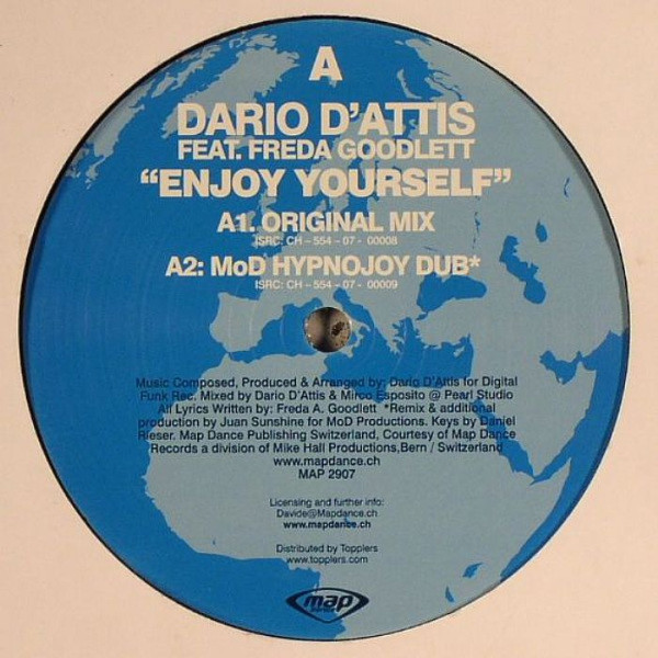 Dario D'Attis Feat. Freda Goodlett - Enjoy Yourself | MAP Dance (MAP 2907)