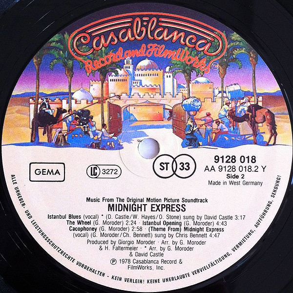Giorgio Moroder - Midnight Express (Music From The Original Motion Picture Soundtrack) | Casablanca (9128 018) - 4