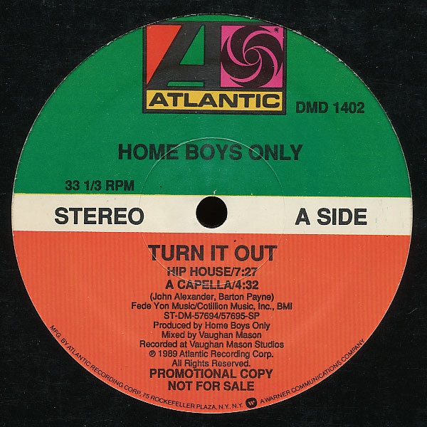 Home Boys Only - Turn It Out | Atlantic (DMD 1402) - main